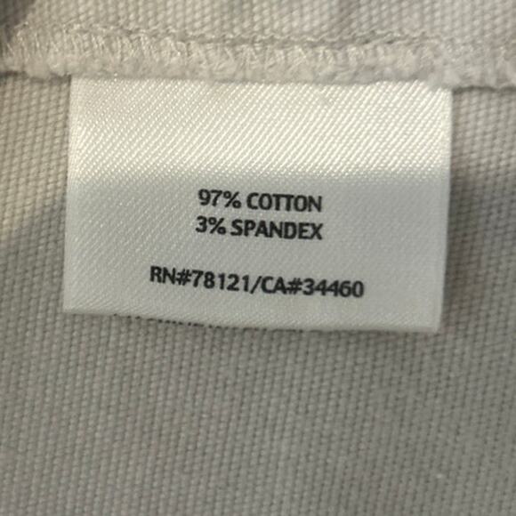 EILEEN FISHER Ivory 100% Cotton Snap Blazer Jacket M Workwear Corpcore Lagenlook - Picture 2 of 6